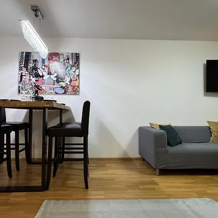 Apartamento Wohnen Am Fluss Im Donaublick - Garten, Cafe & Wlan, Self-checkin, Parkplatz, Fuer 4 Gaeste Linz